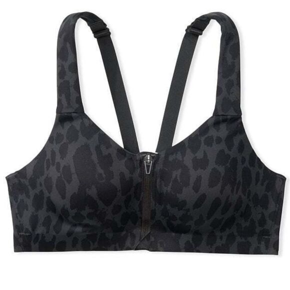 Victoria’s Secret knockout Maximum Support Front Close Sports Bra gray - Picture 1 of 5
